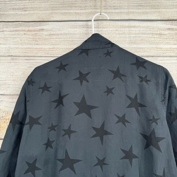 Rails Trey Military Cargo Star Print Jacket Women's Size‎ Small Charcoal Gray - Picture 6 of 13